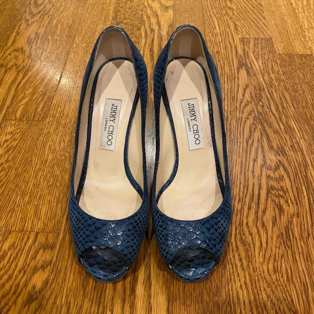 Jimmy Choo Peep Toe Pump | Size 38